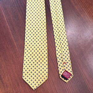 Chaps Yellow and Blue Patterned Tie